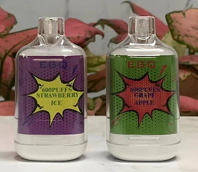 سيجارة فيب E يمكن التخلص منها تحتوي على 600 نفسة